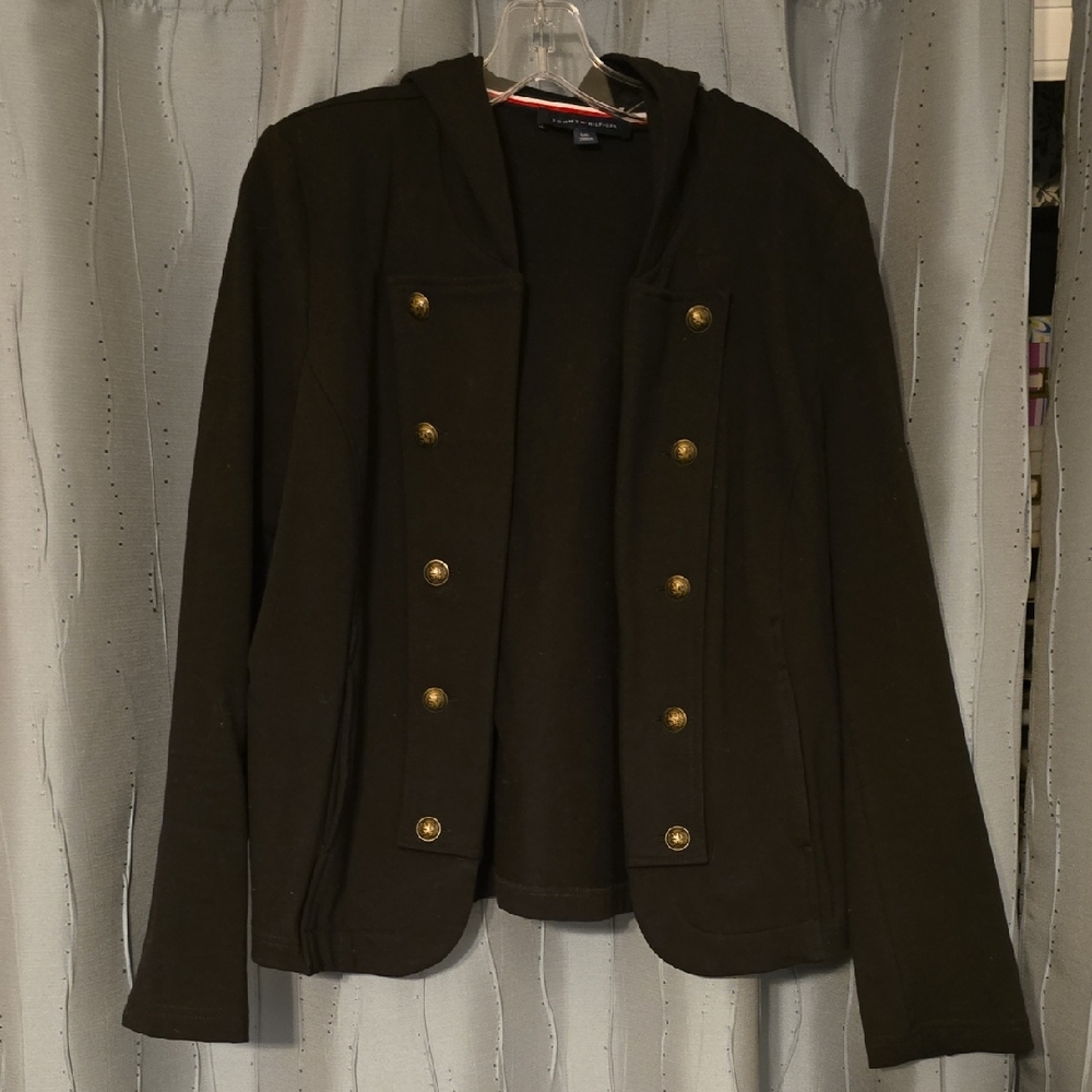 Tommy Hilfiger Black Blazer with Gold Buttons